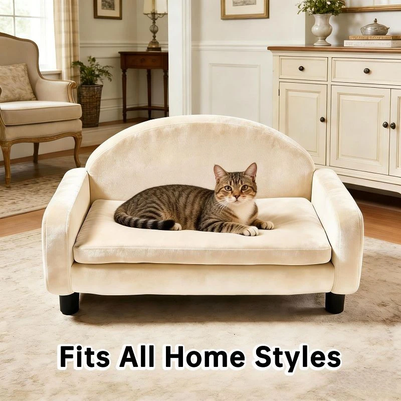 Solid Wood Cat Bed/pet Sofa Bed factory